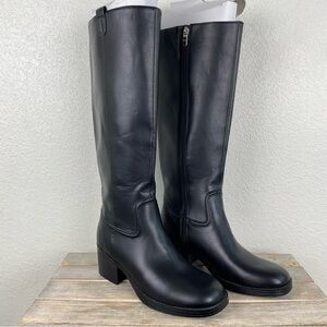 Marc Fisher US Size 7.5 Black knee high black boots- flat
Zip up NWOT